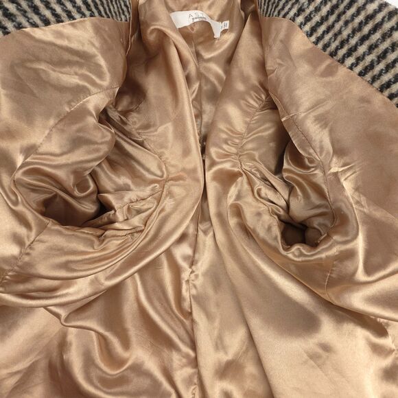 ASTR Wool Harlow Blazer Hazelnut & Black Houndstooth Old Money Academia Preppy - Picture 8 of 10